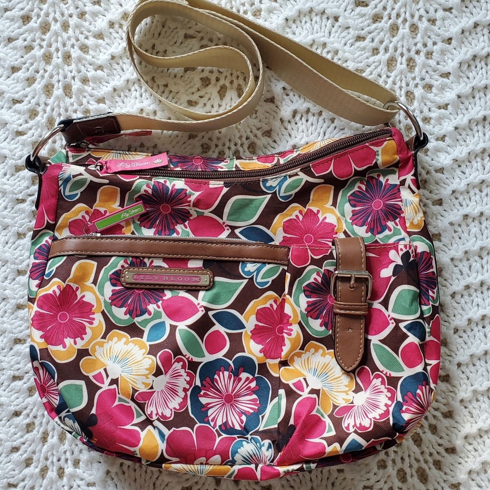 Lily Bloom Floral Shoulder Bag